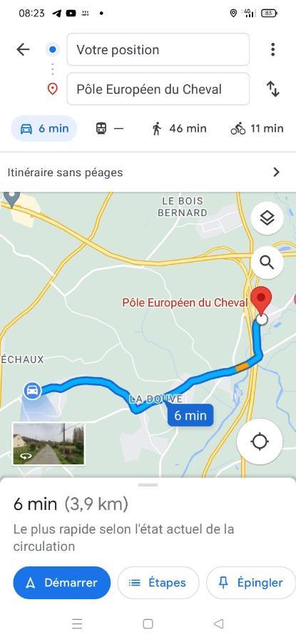 Gite Independant Avec Grand Parking Exterieur Sargé Les Le Mans المظهر الخارجي الصورة